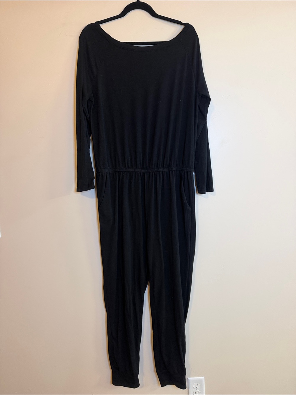 PrettyGarden Black Jumpsuit - Long Sleeve XL